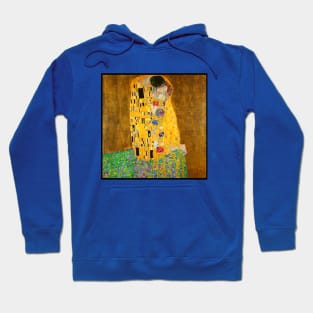 Gustav Klimt the kiss Famous art Hoodie